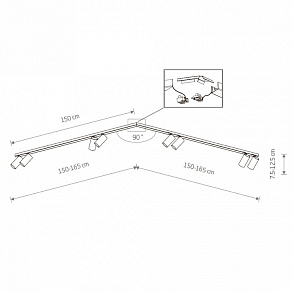 Спот Nowodvorski Mono Corner 7721
