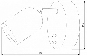 Бра TK Lighting Top 4415 Top Black