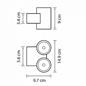 Накладной светильник Lightstar Paro LED 352692