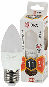 Лампа светодиодная Эра Стандарт E27 11Вт 2700K LED B35-11W-827-E27