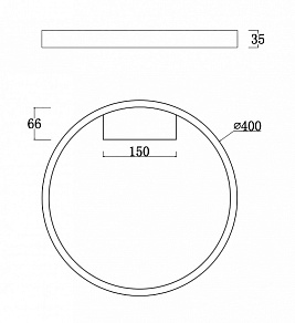 Накладной светильник Maytoni Rim MOD058CL-L25BS4K