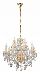 Подвесная люстра LUMINA DECO Eliza LDP 7026-8+4 SL+GD