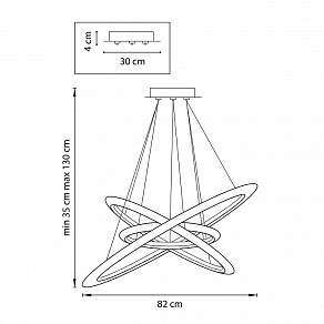 Подвесной светильник Lightstar Saturno 748144