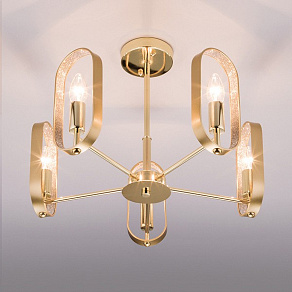 Люстра на штанге Eurosvet Magila 60077/5 золото