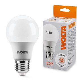 Лампа светодиодная Wolta  E27 9Вт 4000K 25S60BL9E27