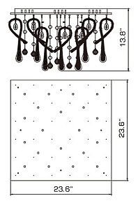 Накладной светильник Mantra Class 0726