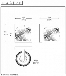 Бра Lucide Eryn 70284/01/11