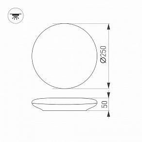 Накладной светильник Arlight CL-FRISBEE 030110