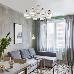 Люстра на штанге Eurosvet Lord 70075/8 белый