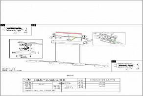 Подвесной светильник Eglo Cartama 94245