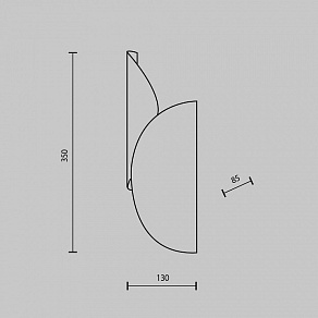Накладной светильник Maytoni Organic MOD225WL-02B1