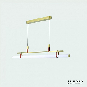 Подвесной светильник iLedex Zoom 9498P-46W-3000K GL-BR-WH