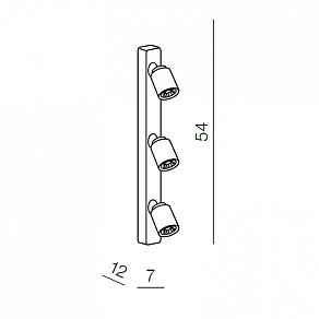 Спот Azzardo Tomi 3 AZ0664