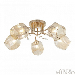 Потолочная люстра Arte Milano AMALFI-328106 328106/5 FG