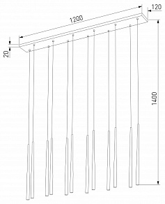 Подвесной светильник TK Lighting Piano 10111 Piano