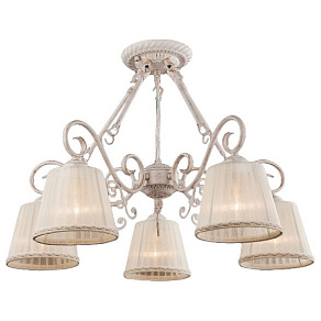 Люстра на штанге Eurosvet 60000 60000/5 белый с золотом