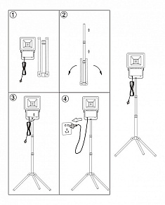 Наземный прожектор Globo Projecteur 34117AS