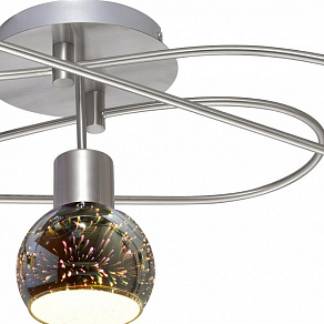 Потолочная люстра Arte Lamp Illusione A6125PL-5SS
