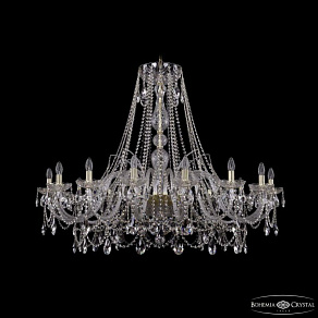 Подвесная люстра Bohemia Ivele Crystal 1411 1411/16/460 G