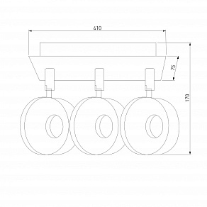 Спот Eurosvet Frisco 20065/3 сатин-никель 18W