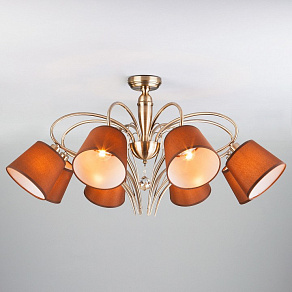 Люстра на штанге Eurosvet Lilly 60074/8 античная бронза