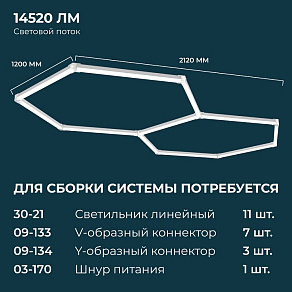 Модульный светильник Apeyron Electrics  30-21