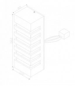 Накладной светильник Maytoni Remsa O034WL-02W