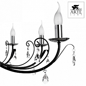 Подвесная люстра Arte Lamp Romana A1742LM-8BK