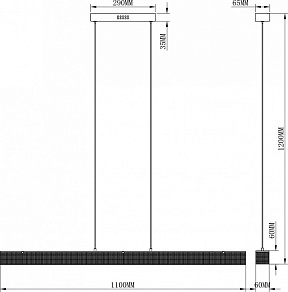 Подвесной светильник Moderli Elena V2722-PL