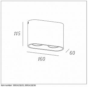 Накладной светильник Lucide Bentoo-Led 09914/10/31