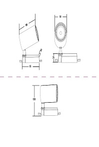 Светильник на штанге Maytoni Vuoro TR003-1-6W4K-B