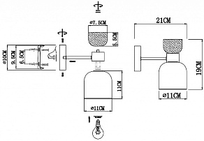 Бра EVOLUCE Vento SLE1045-101-01
