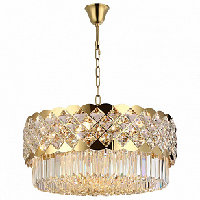 Подвесная люстра Newport ASHLEY 8300/60 C gold polished