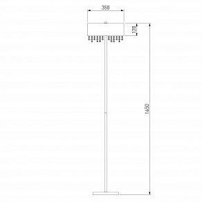 Торшер Bogate's Elisa 01096/3 Strotskis