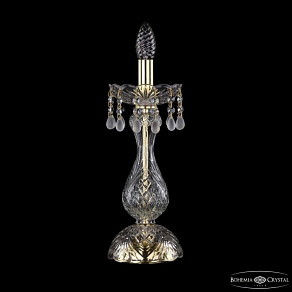Настольная лампа декоративная Bohemia Ivele Crystal 1410 1410L/1-35 G V0300