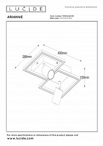 Спот Lucide Arianne 53102/24/30