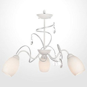 Подвесная люстра Eurosvet 60033 60033/3 белый с серебром