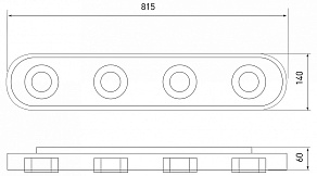 Спот Eurosvet Slam 20123/4 LED белый