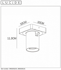 Спот Lucide Nigel 09929/05/31