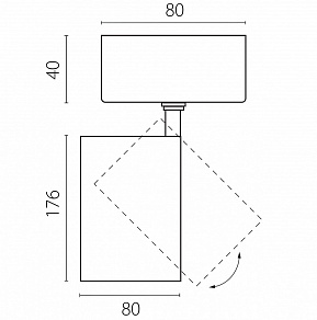 Спот Lightstar Canno Pro C4306SO