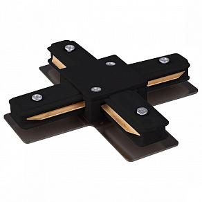 Соединитель X-образный для треков Elektrostandard Track Rail  BK Surface TRC-1-1-X-BK
