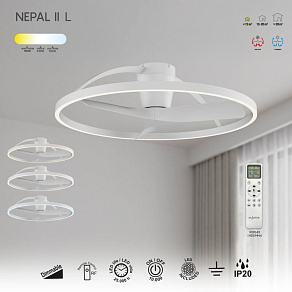 Светильник с вентилятором Mantra NEPAL 9485