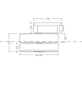 Накладной светильник Maytoni Magic TR006-1-12W3K-B