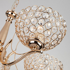 Подвесная люстра Eurosvet Mirage 30119/5 золото