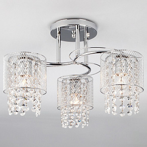 Люстра на штанге Eurosvet Bonnie 30137/3 хром