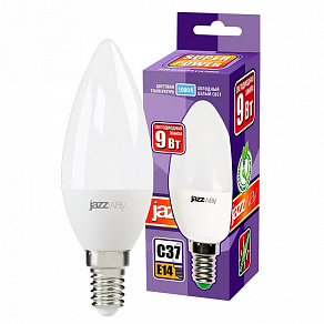 Лампа светодиодная Jazzway  E14 9Вт 5000K PLED-SP C37 9w E14 5000K