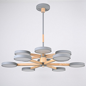 Люстра на штанге Imperiumloft TURNA Gray TURNA-DBL01