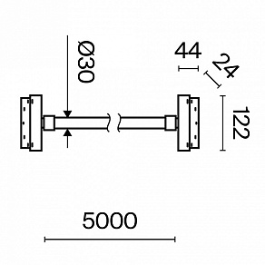 Подвесной светильник Maytoni Tau TR101-2-100W4K-B