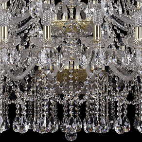 Подвесная люстра Bohemia Ivele Crystal 1413 1413/20+10+5/400/h-158/3d/G