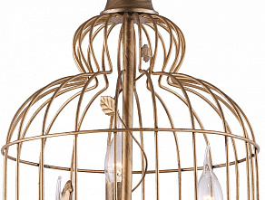 Подвесной светильник Arte Lamp Gabbia A1865SP-3BG